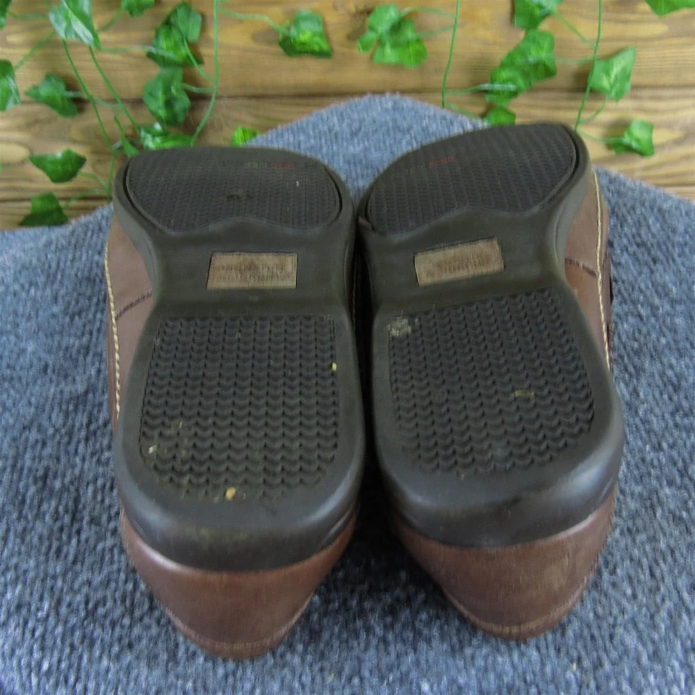 Johnston & Murphy Men Weave Loafer Brown Leather Size 11 Medium Gently Used 2025